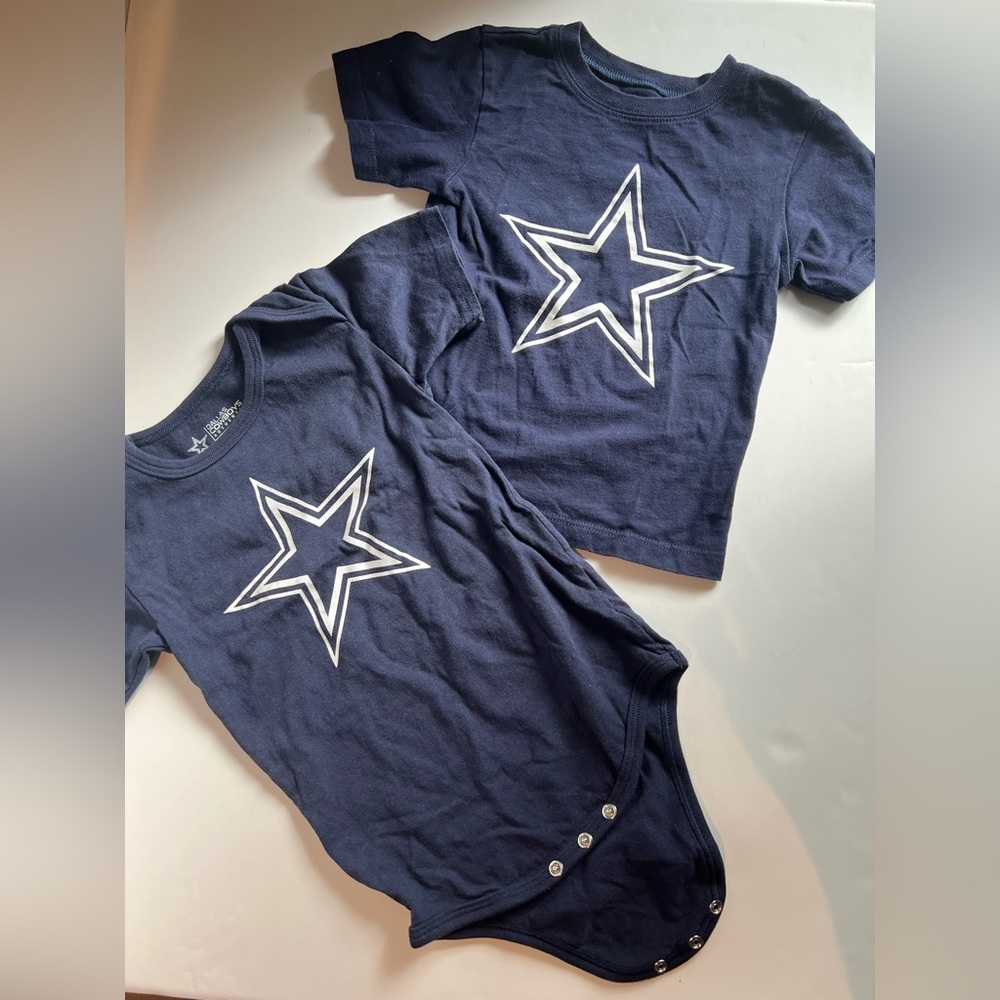 Dallas Cowboys Tee & Onesie 24M